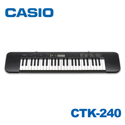 카시오 디지털 포터블 키보드 CTK-240