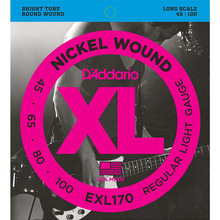 다다리오 베이스 기타 스트링 EXL170 - 니켈, 라이트, 롱 스케일, 045-100