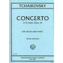 차이코프스키 바이올린 콘체르토 D 메이저, Op. 35 - 바이올린/피아노 [IMC1902]