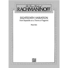 라흐마니노프 18개의 피아노 변주곡 파가니니 주제에 의한 랩소디