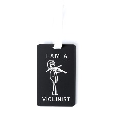 UNOS 바이올린 네임택 - 블랙