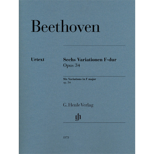 베토벤 6개의 변주곡 in F Major, Op. 34