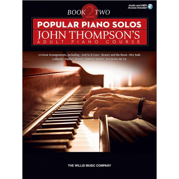 존 톰슨 어덜트 피아노 코스 - 초급 파퓰러 피아노 솔로 1  (온라인 음원 포함)