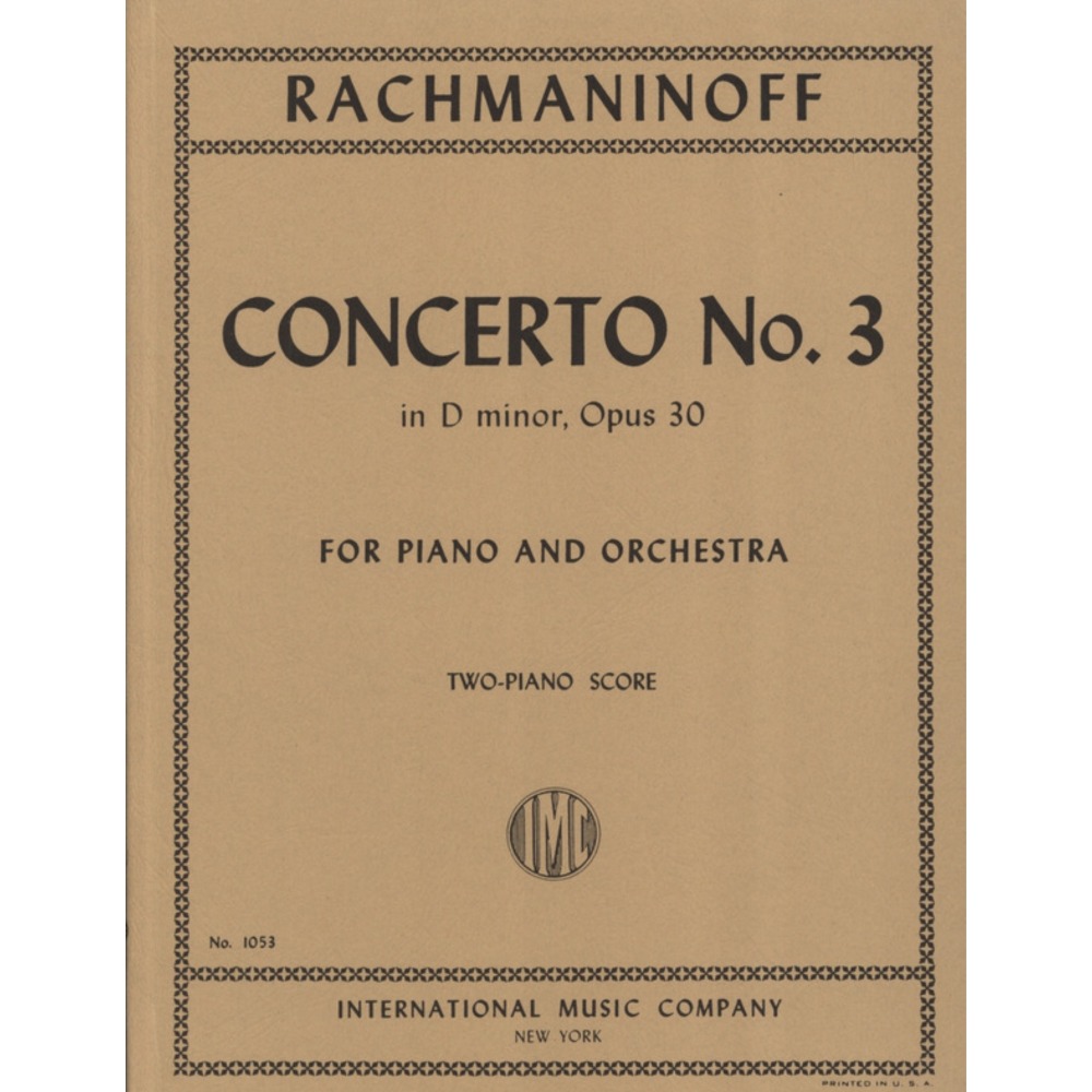 라흐마니노프 피아노 콘체르토 3번 In D Minor, Opus 30  (2 Pianos, 4-Hands)