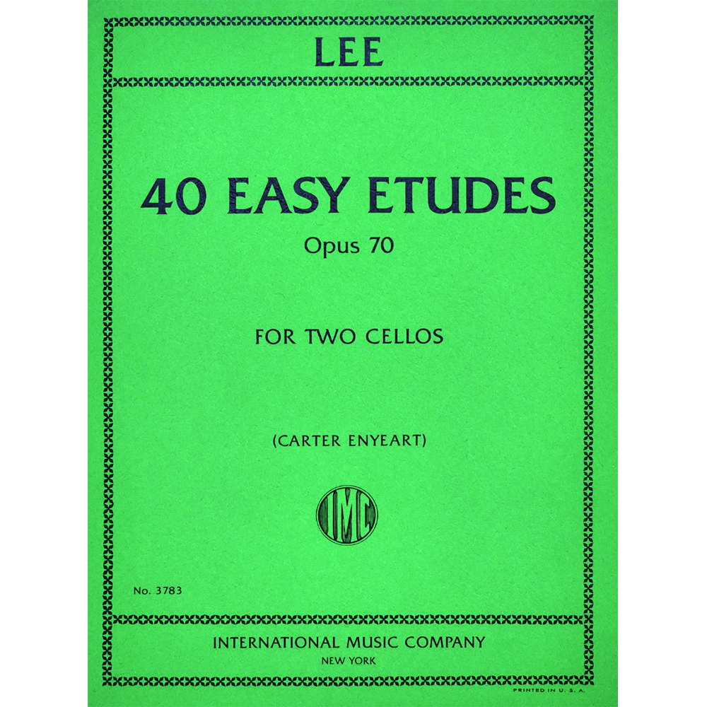 리 2첼로를 위한 40개의 연습곡 Opus 70