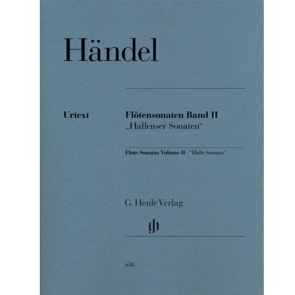 헨델 플룻 소나타 Volume II, &quot;Halle Sonatas&quot;