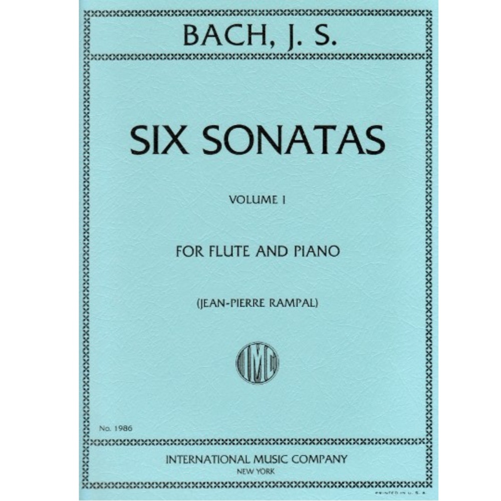 바흐 플룻을 위한 6개의 소나타 Volume I (B Minor; E Flat Major; A Major) S. 1030-1032