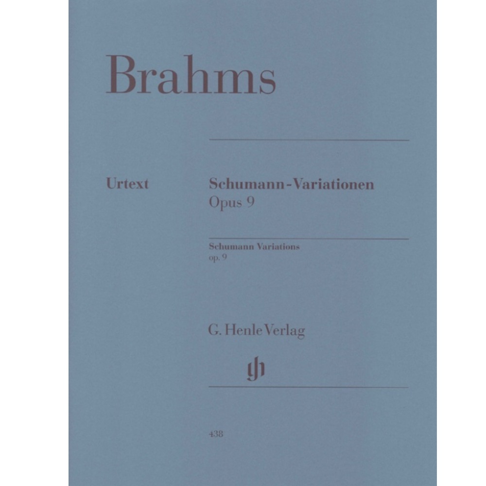 브람스 슈만 변주곡 Op. 9 피아노