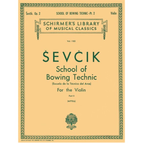 세브직 바이올린 활쓰기 테크닉, Op. 2 – Book 2