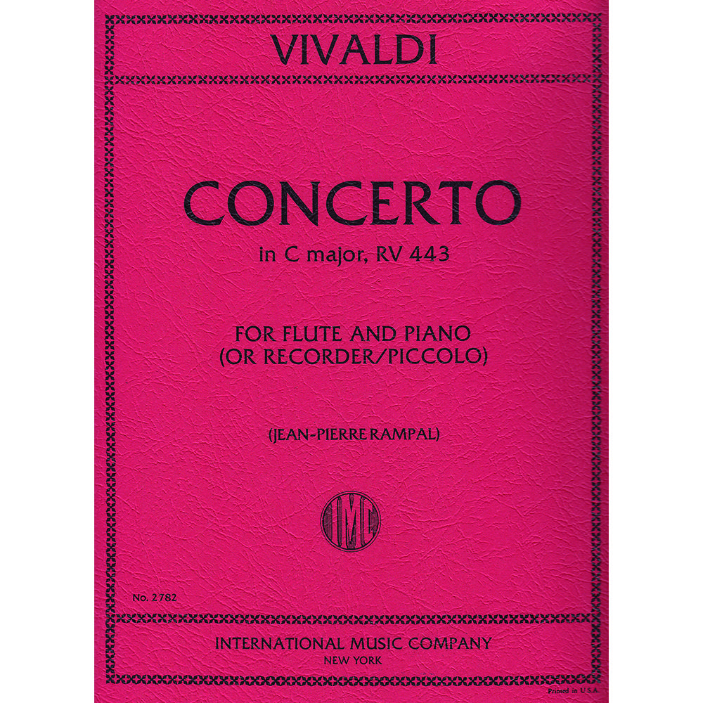 비발디 플루(피콜로) 콘체르토 In C Major, Rv 443