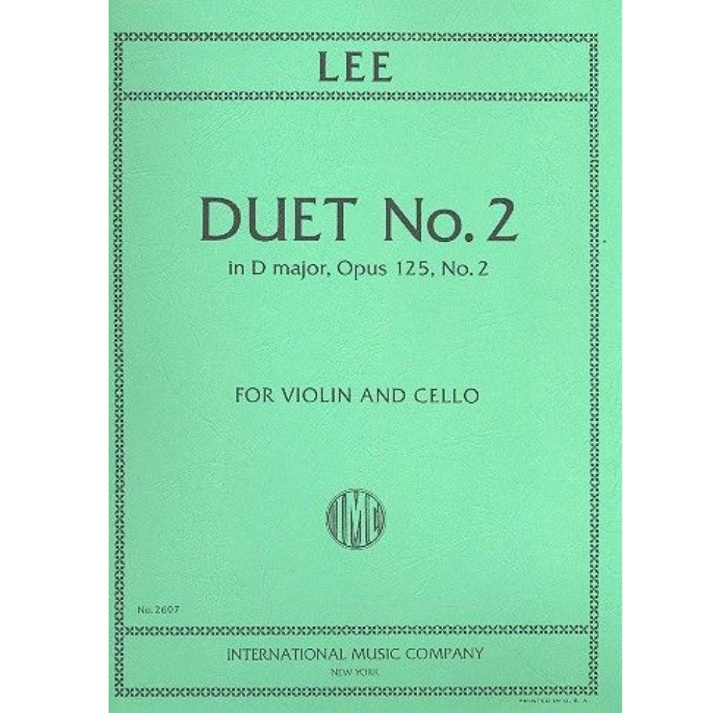 세바스찬 리 바이올린과 첼로를 위한 듀엣 No. 2 In D Major, Opus 125