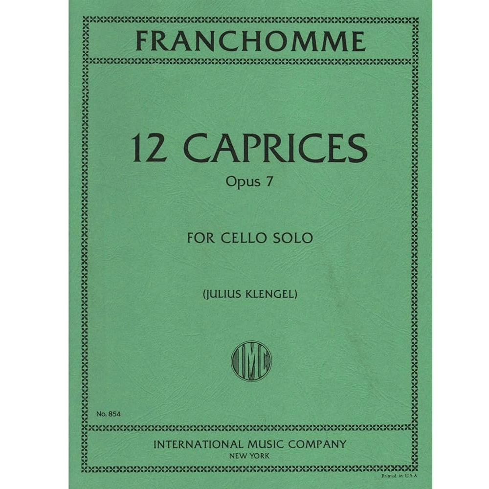 프랑콤 첼로 12개의 카프리스 Opus 7