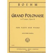 보엠 그랜드 폴로네즈 D장조, Op. 16, 플릇/피아노
