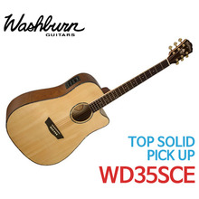 워시번 어쿠스틱 기타 WD35SCE - 오거스타 디럭스 시리즈