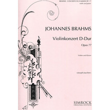 브람스 바이올린 콘체르토 D 메이저, Op. 77 (바이올린/피아노)