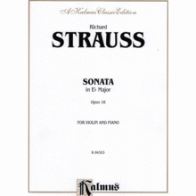 리하르트 슈트라우스 소나타 Eb 메이저 Op.18 -바이올린