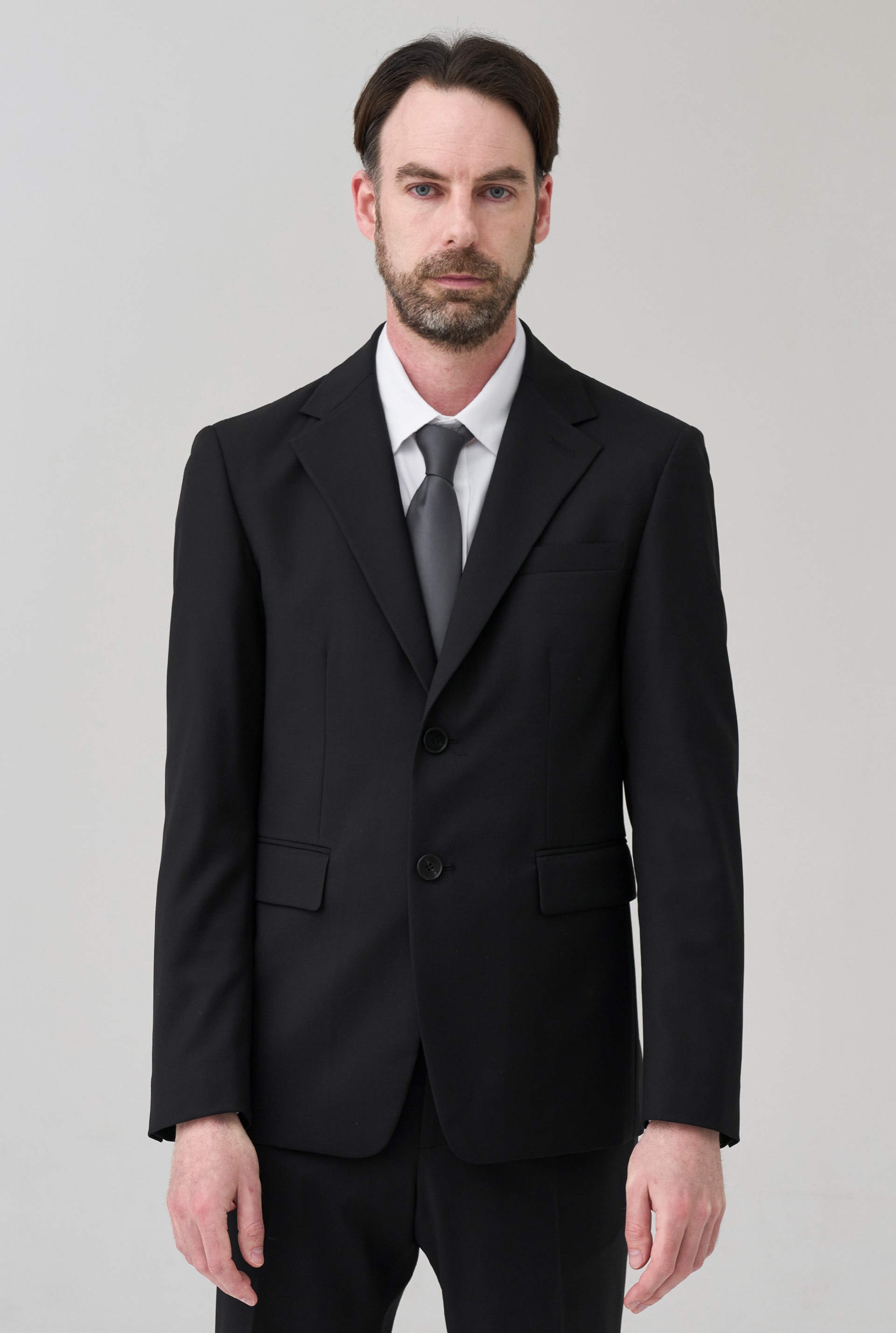 Tailored suit single jacket Black