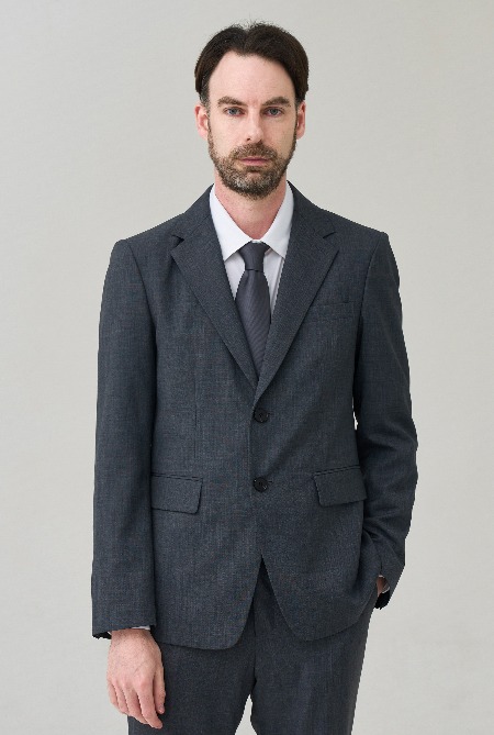 Tailored suit single jacket Gray