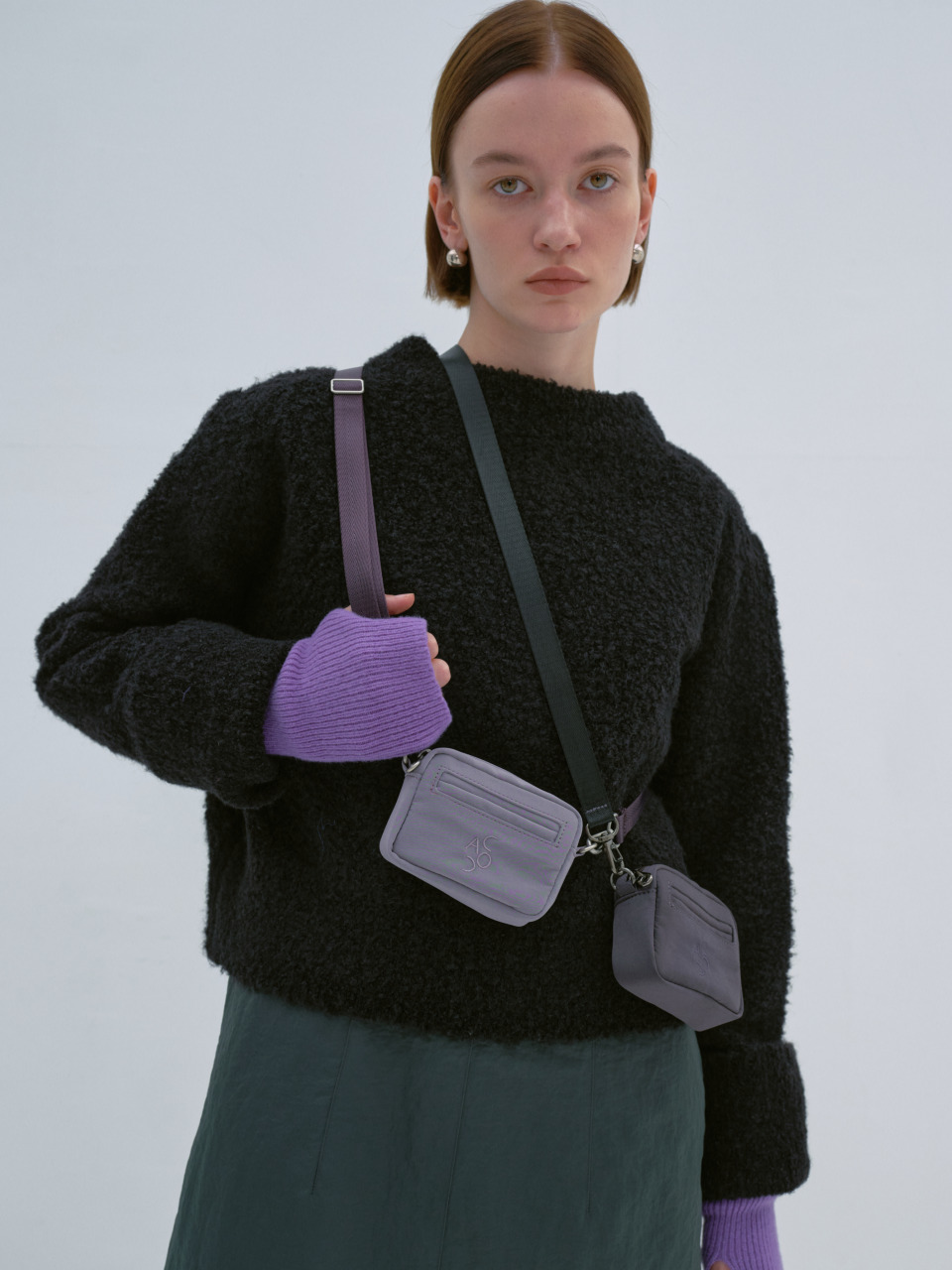 Box Wallet Bag_Purple