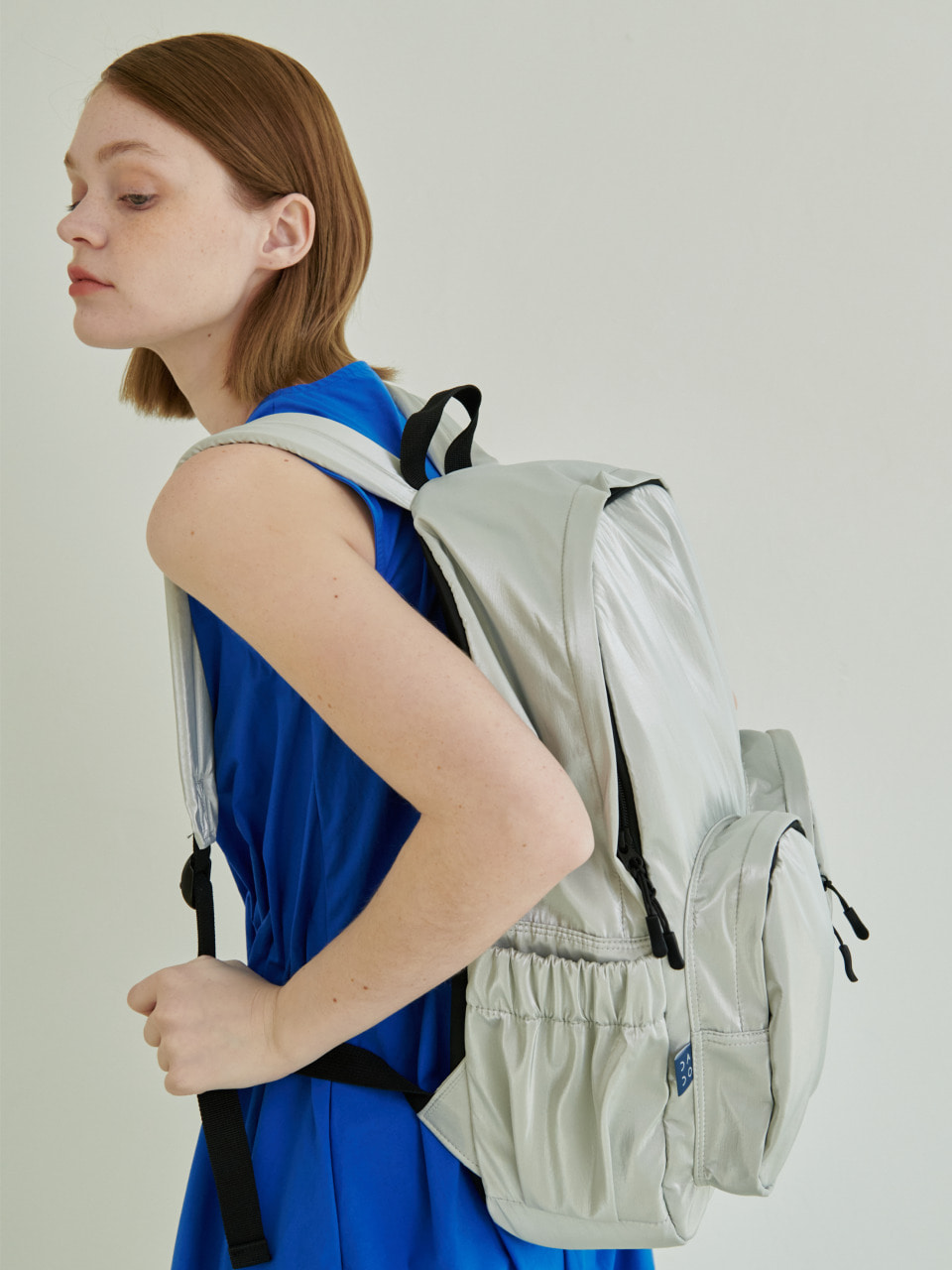 Multipocket Backpack_Silver