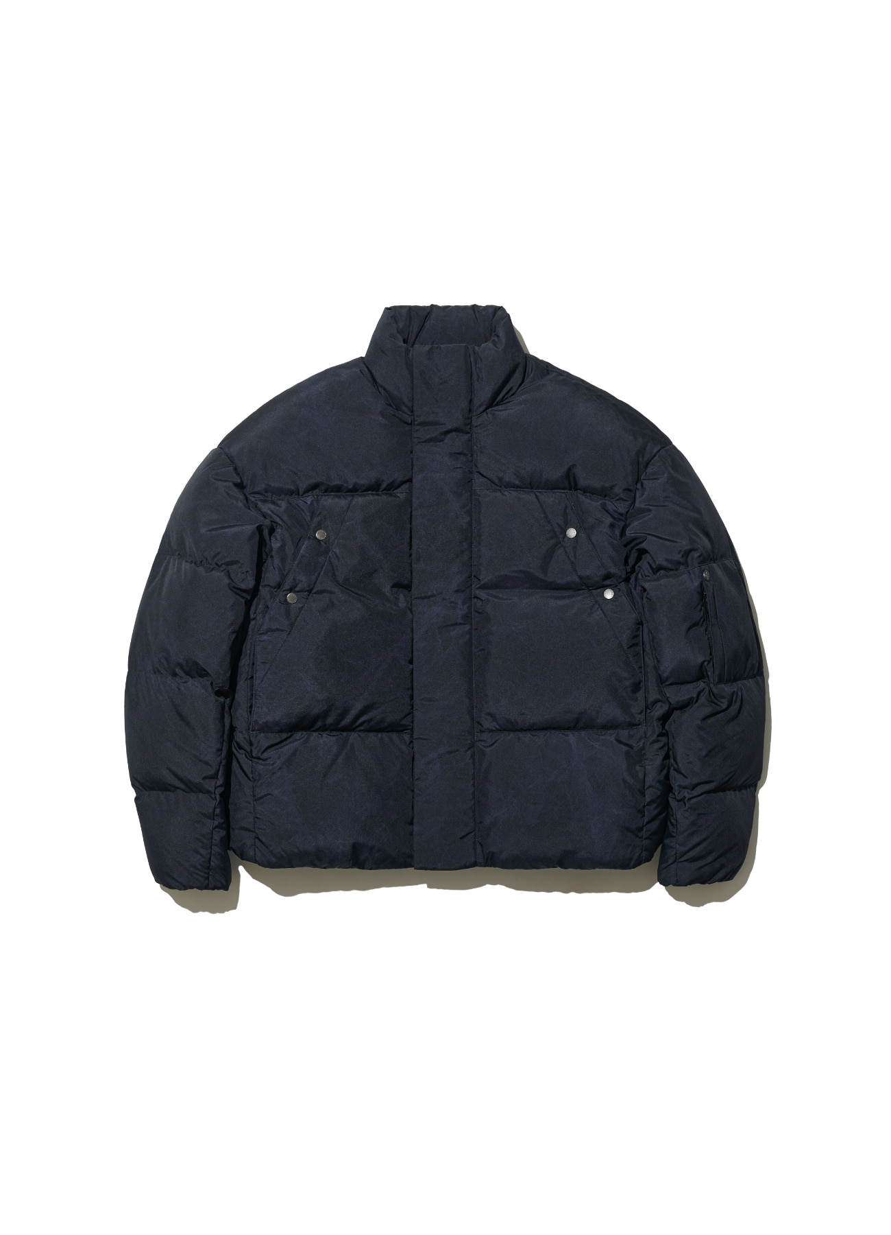 MOLDY DYED PUFFER JACKET BLUE