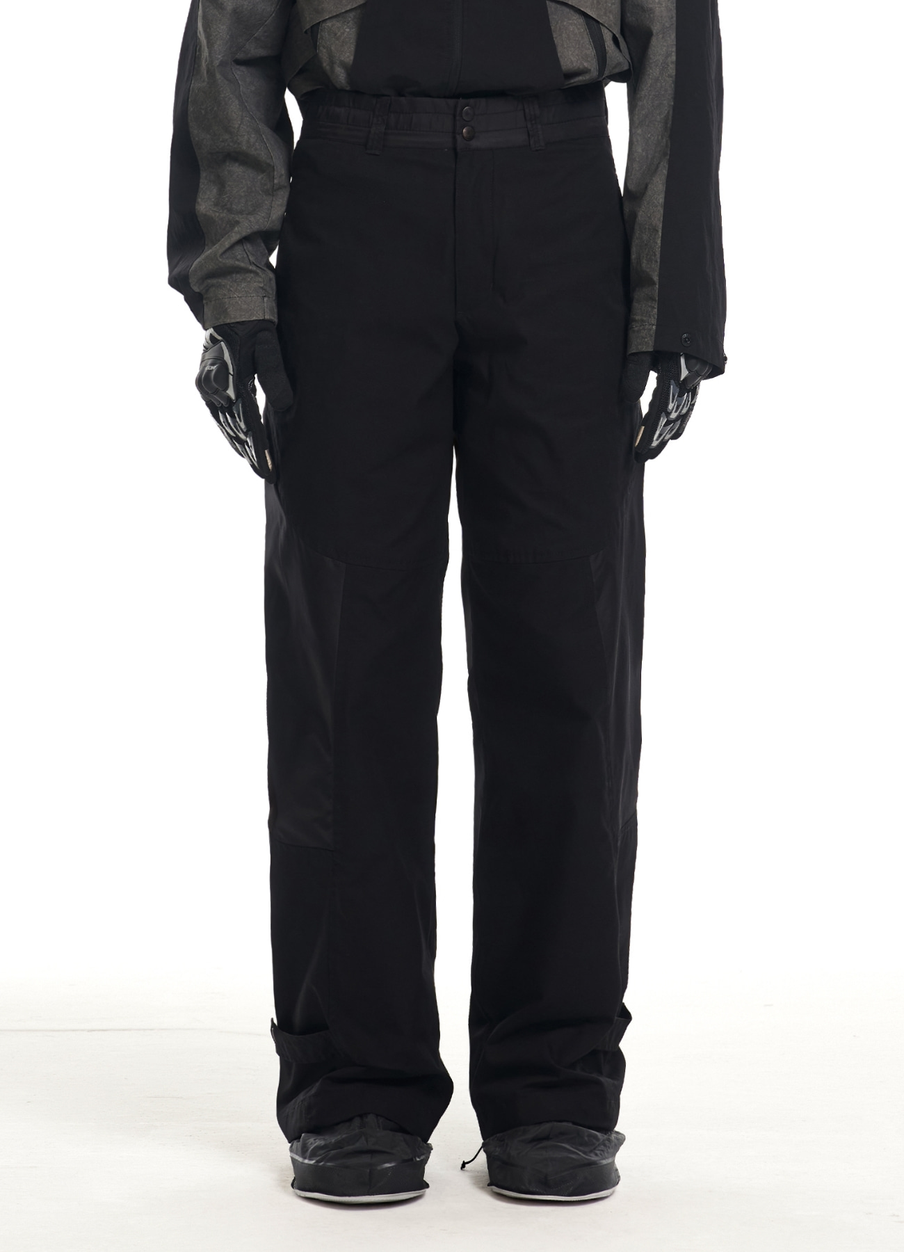 MULTIPLE DIVISION TWILL PANTS BLACK