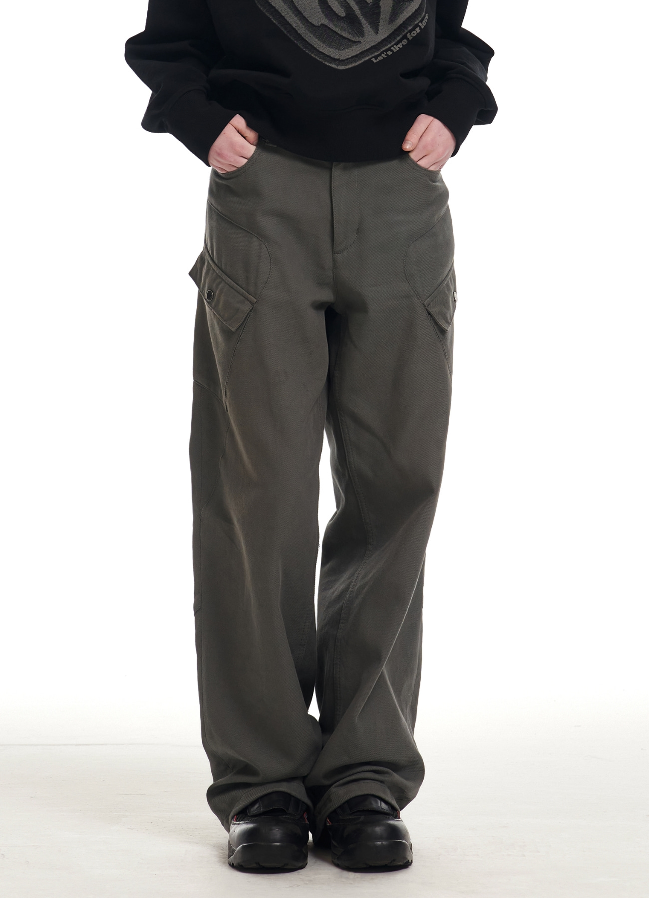 ACCRA TWILL CARGO PANTS CHARCOAL