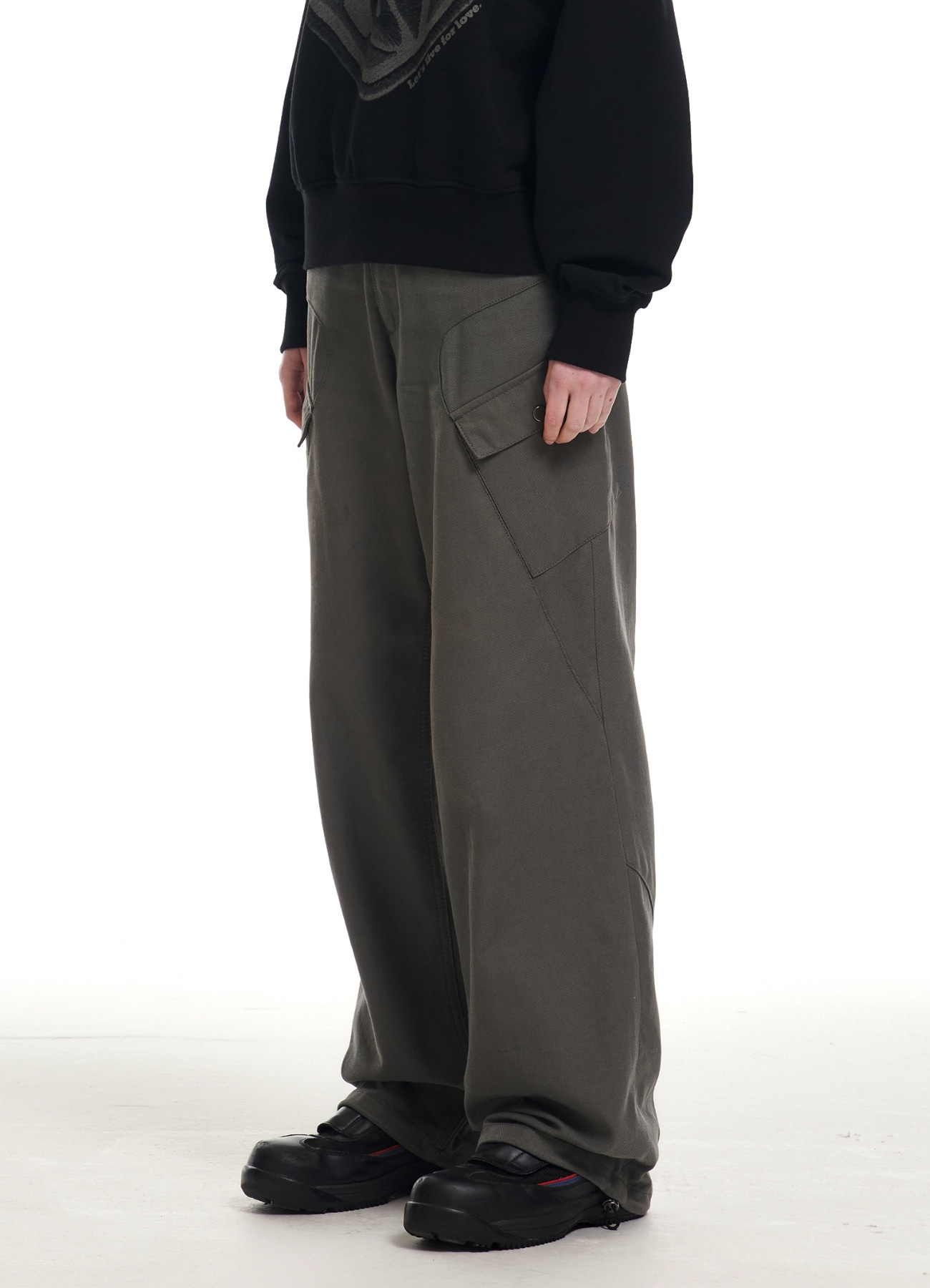 ACCRA TWILL CARGO PANTS CHARCOAL