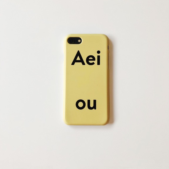 Aeiou Phone case RR Door Yellow