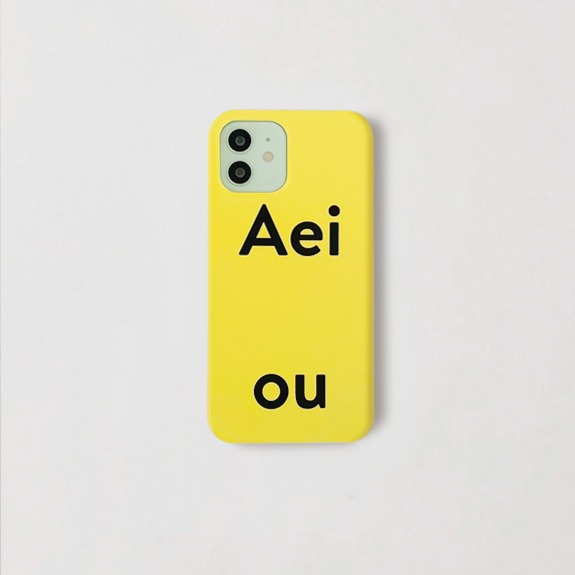 Aeiou Phone case Paprika yellow