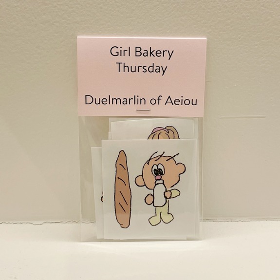 Girl Bakery Sticker Thursday 6 set