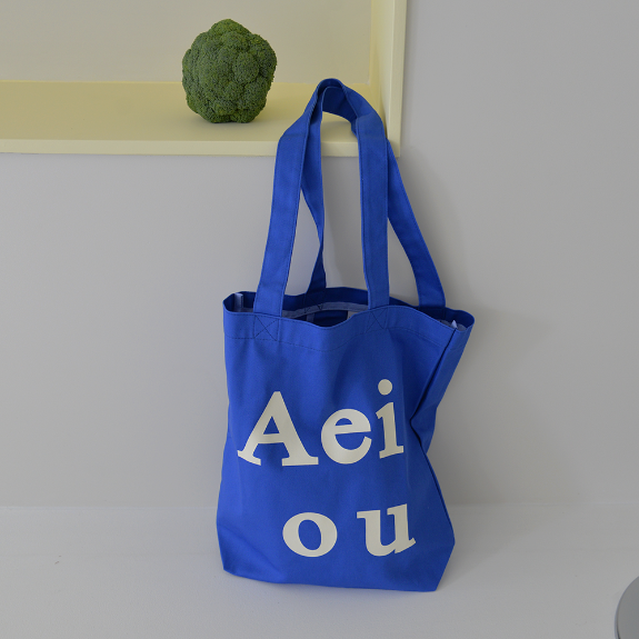 Aeiou Logo Bag (Cotton 100%)Summer Blue