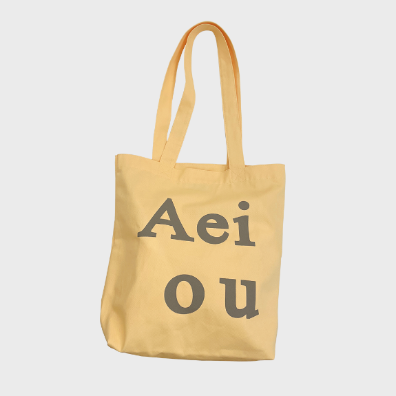 Aeiou Logo Bag (Cotton 100%)Baked Nuts