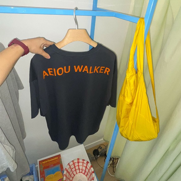 AEIOU WALKER T-shirtDark Gray