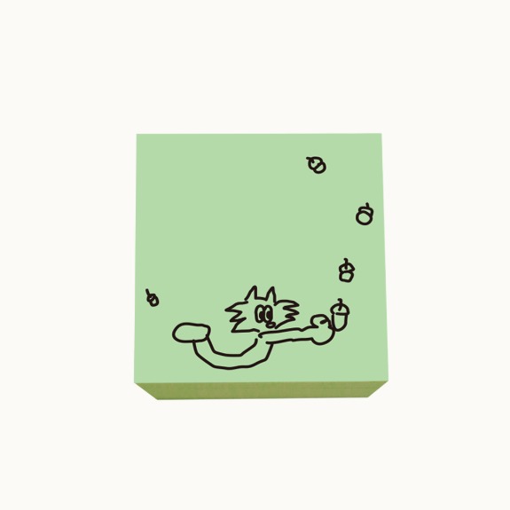 Peter and Acorn  Post-it