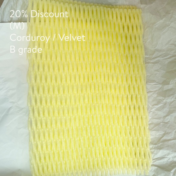 -20% B grade (M) Corduroy / Velvet