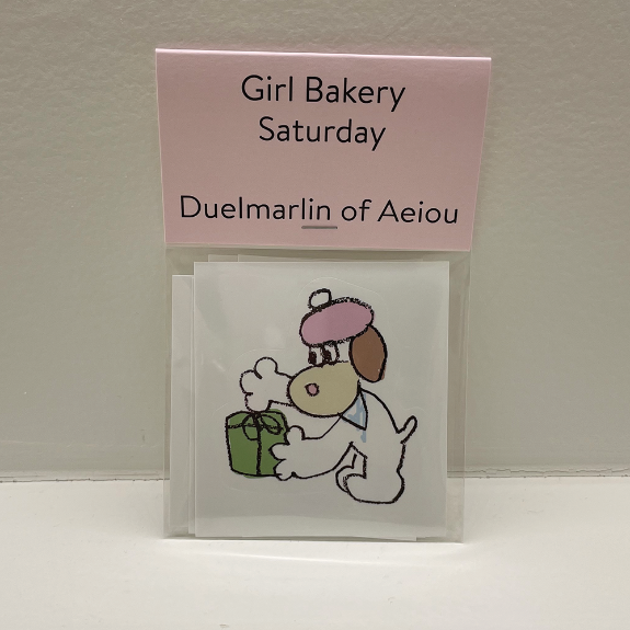 Girl Bakery Sticker Saturday 6 set