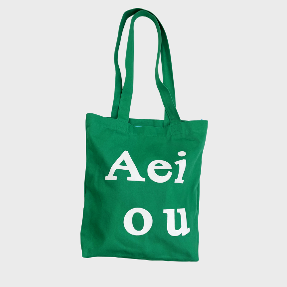 Aeiou Logo Bag (Cotton 100%)Summer Green