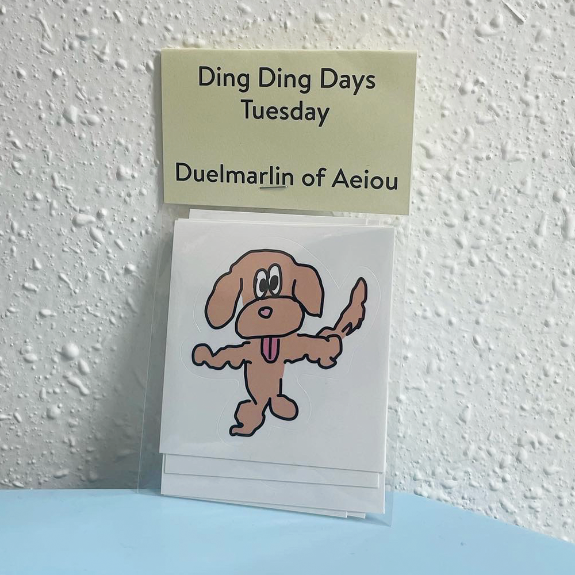 Ding Ding Days Sticker Tuesday 6 set
