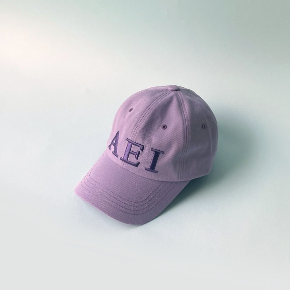 Aeiou Logo Lettering Cap Purple Rain