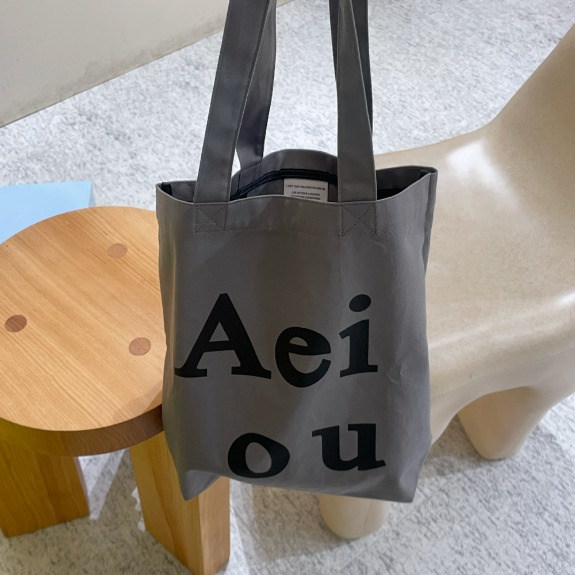 人気 Fabric bags[Aeiou] Logo Ecobag 10色（内部ポケット） Aeiou :: 아에이오우