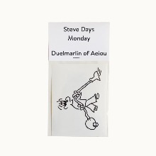 Steve Days Sticker / Monday  5 set