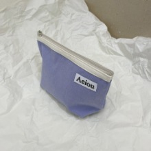 Aeiou Basic Pouch (L size)Blueberry