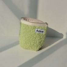 Aeiou Basic Pouch (M size) Melon Fur