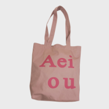 Aeiou Logo Bag (Cotton 100%)Rosy Brown