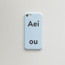 Aeiou Phone case Sky blue