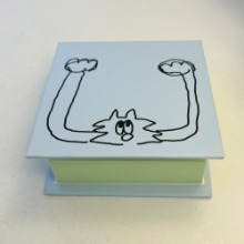 Peter Memo BookWith Open Arms Post-it