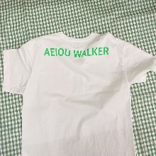 AEIOU WALKER T-shirtWhite
