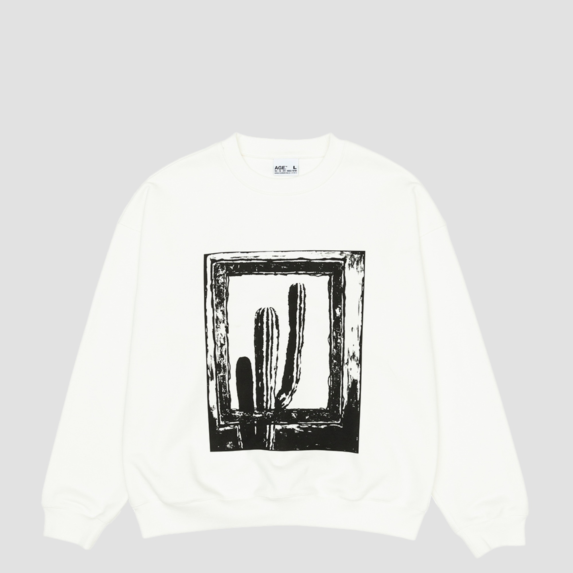 AGE X KI PARK Cactus Sweatshirts Ivory