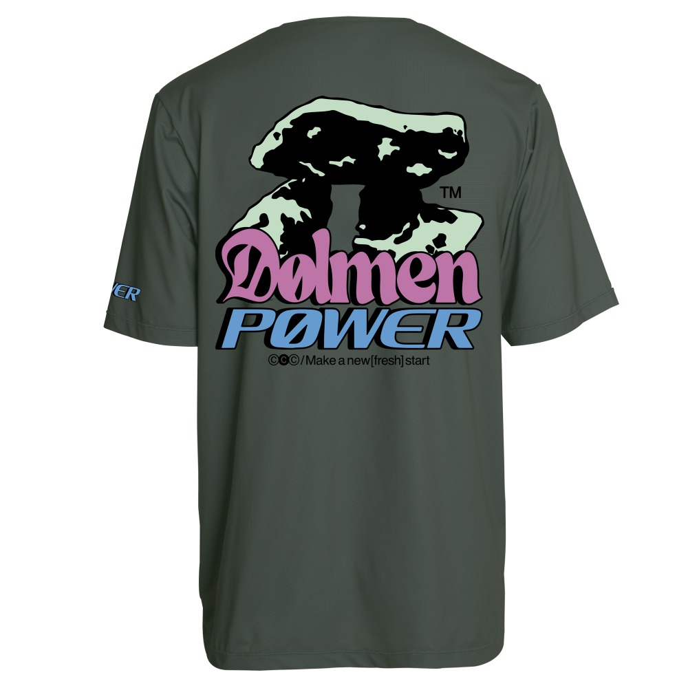 [치즈사이클링] Dolmen 2.0 엑티브 티셔츠 / 올리브그린